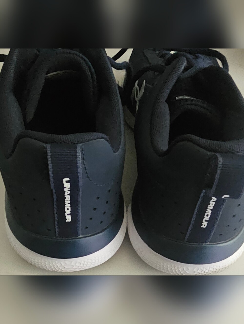Under Armour Men's Navy Athletic Trainer with White Logo - Picture 9 of 15